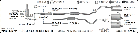 Изпускателна система IMASAF              