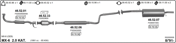 Изпускателна система IMASAF              