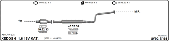 Изпускателна система IMASAF              