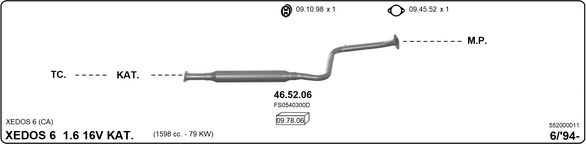Изпускателна система IMASAF              