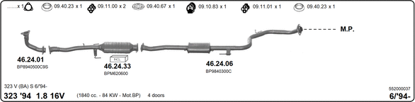 Изпускателна система IMASAF              