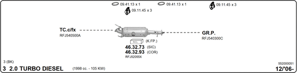 Изпускателна система IMASAF              