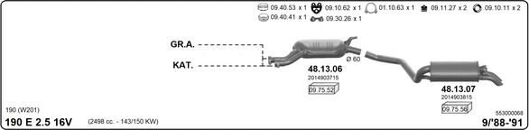 Изпускателна система IMASAF              