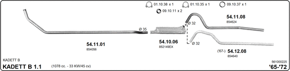 Изпускателна система IMASAF              