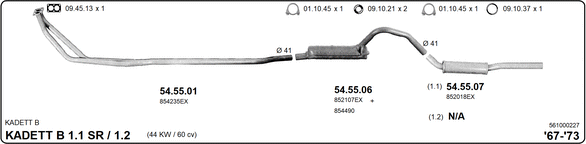 Изпускателна система IMASAF              