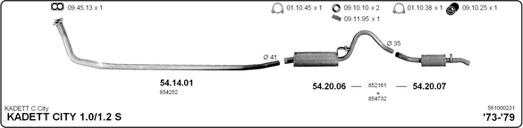 Изпускателна система IMASAF              