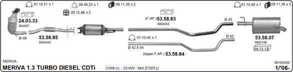 Изпускателна система IMASAF              