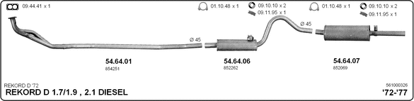 Изпускателна система IMASAF              