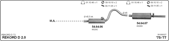 Изпускателна система IMASAF              