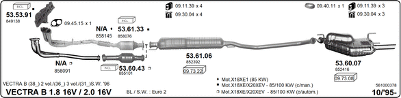 Изпускателна система IMASAF              
