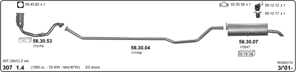 Изпускателна система IMASAF              