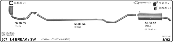 Изпускателна система IMASAF              