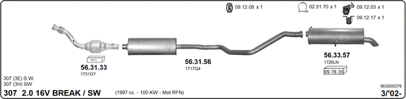 Изпускателна система IMASAF              