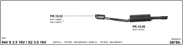 Изпускателна система IMASAF              