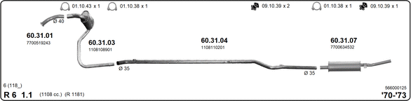 Изпускателна система IMASAF              