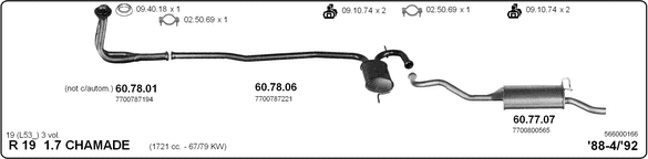 Изпускателна система IMASAF              