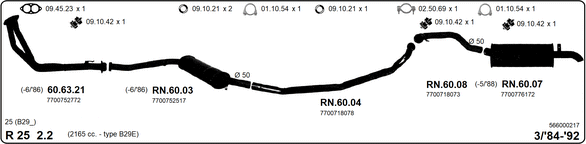 Изпускателна система IMASAF              