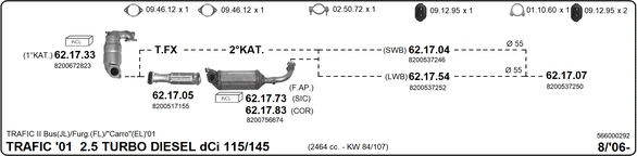 Изпускателна система IMASAF              