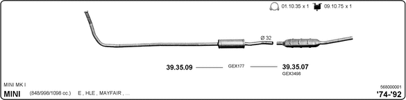 Изпускателна система IMASAF              