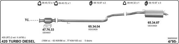 Изпускателна система IMASAF              