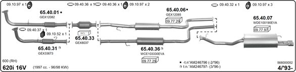 Изпускателна система IMASAF              