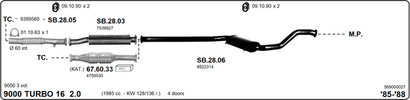 Изпускателна система IMASAF              