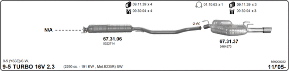 Изпускателна система IMASAF              
