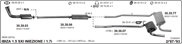 Изпускателна система IMASAF              