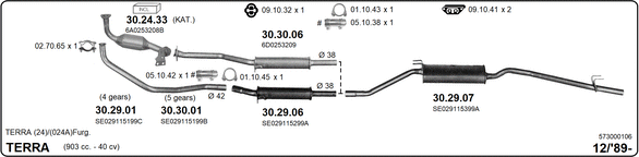 Изпускателна система IMASAF              