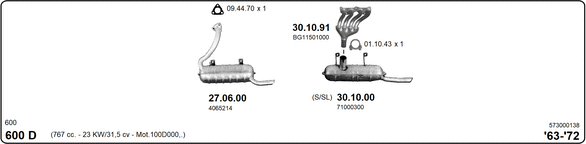 Изпускателна система IMASAF              