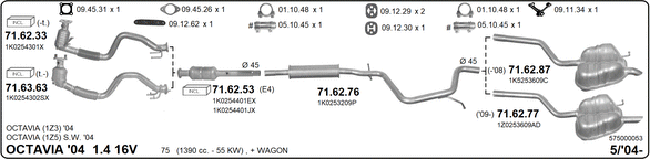 Изпускателна система IMASAF              