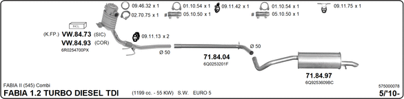 Изпускателна система IMASAF              