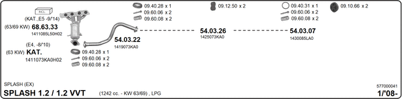 Изпускателна система IMASAF              