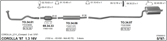 Изпускателна система IMASAF              