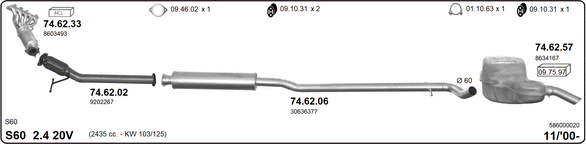 Изпускателна система IMASAF              