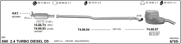Изпускателна система IMASAF              