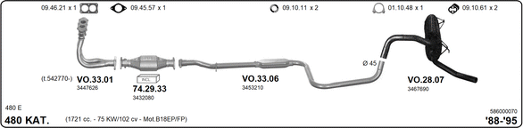 Изпускателна система IMASAF              