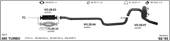 Изпускателна система IMASAF              