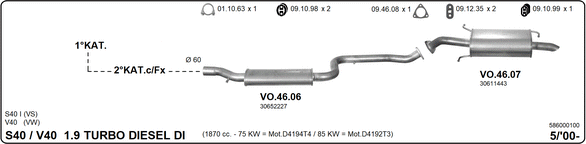 Изпускателна система IMASAF              