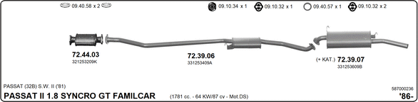 Изпускателна система IMASAF              