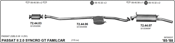 Изпускателна система IMASAF              