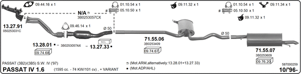 Изпускателна система IMASAF              