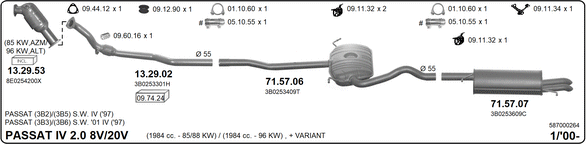 Изпускателна система IMASAF              