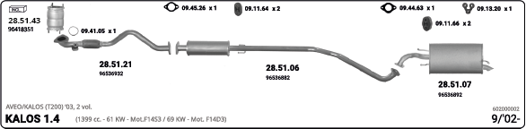 Изпускателна система IMASAF              