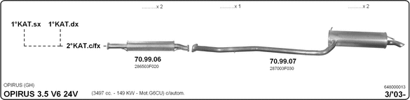 Изпускателна система IMASAF              