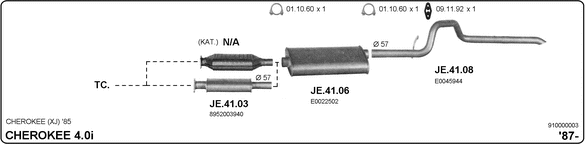 Изпускателна система IMASAF              
