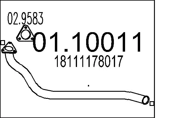 изпускателна тръба MTS                 