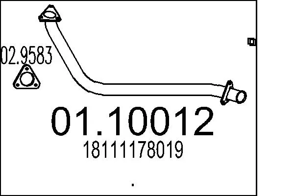 изпускателна тръба MTS                 