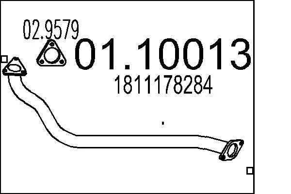 изпускателна тръба MTS                 