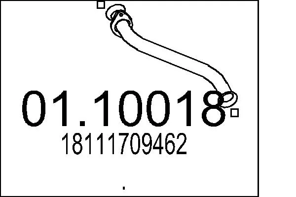 изпускателна тръба MTS                 